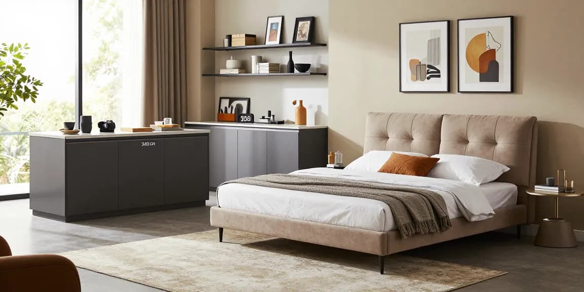 Entdecken Sie stilvolle Möbel wie Betten, Küchenzeilen und Deko, während Sie Möbel direkt für ein modernes Zuhause bestellen.