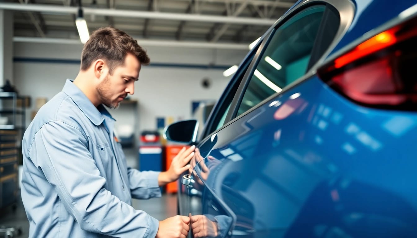 Leasing Rückgabe Check München: Experte prüft Fahrzeugzustand für die Rückgabe.