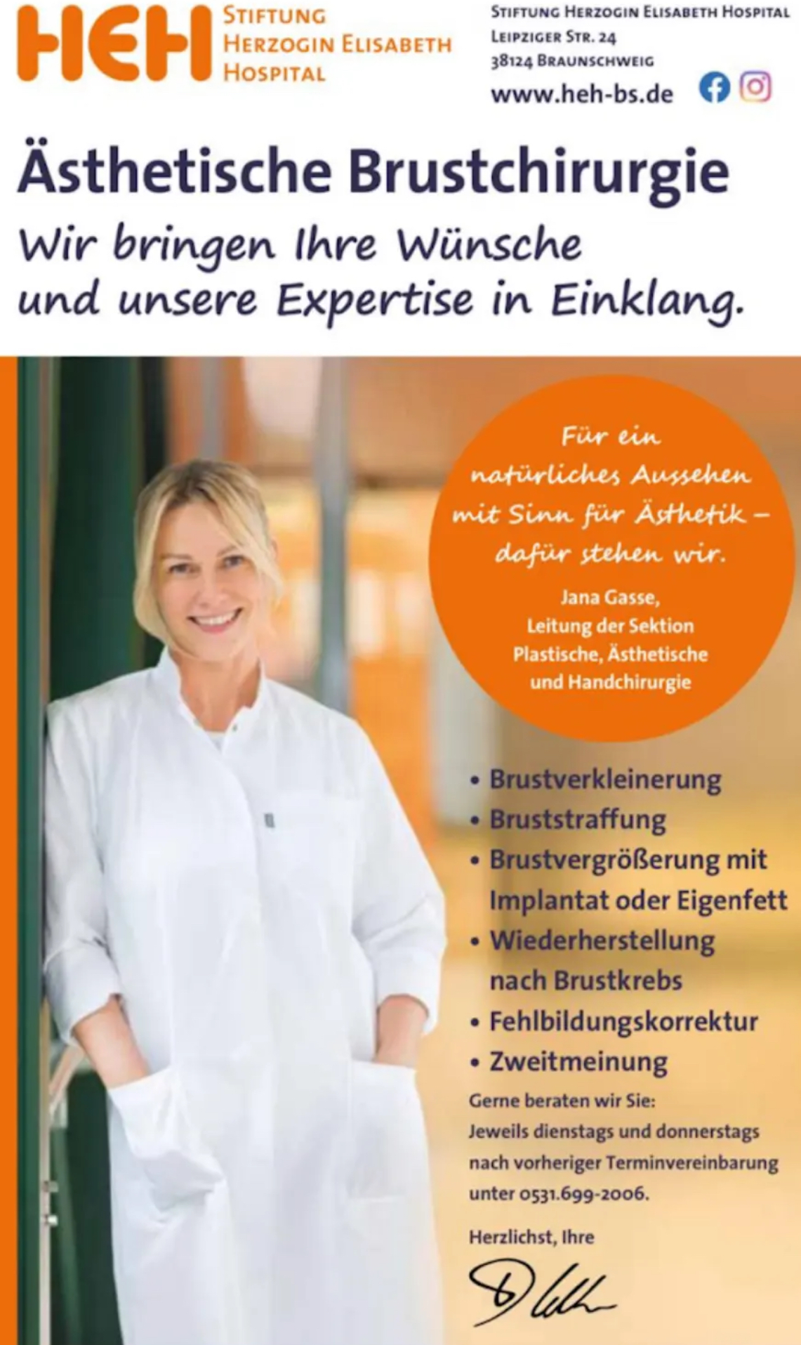 Harmonie für Körper und Seele durch Schönheitschirurgie Braunschweig