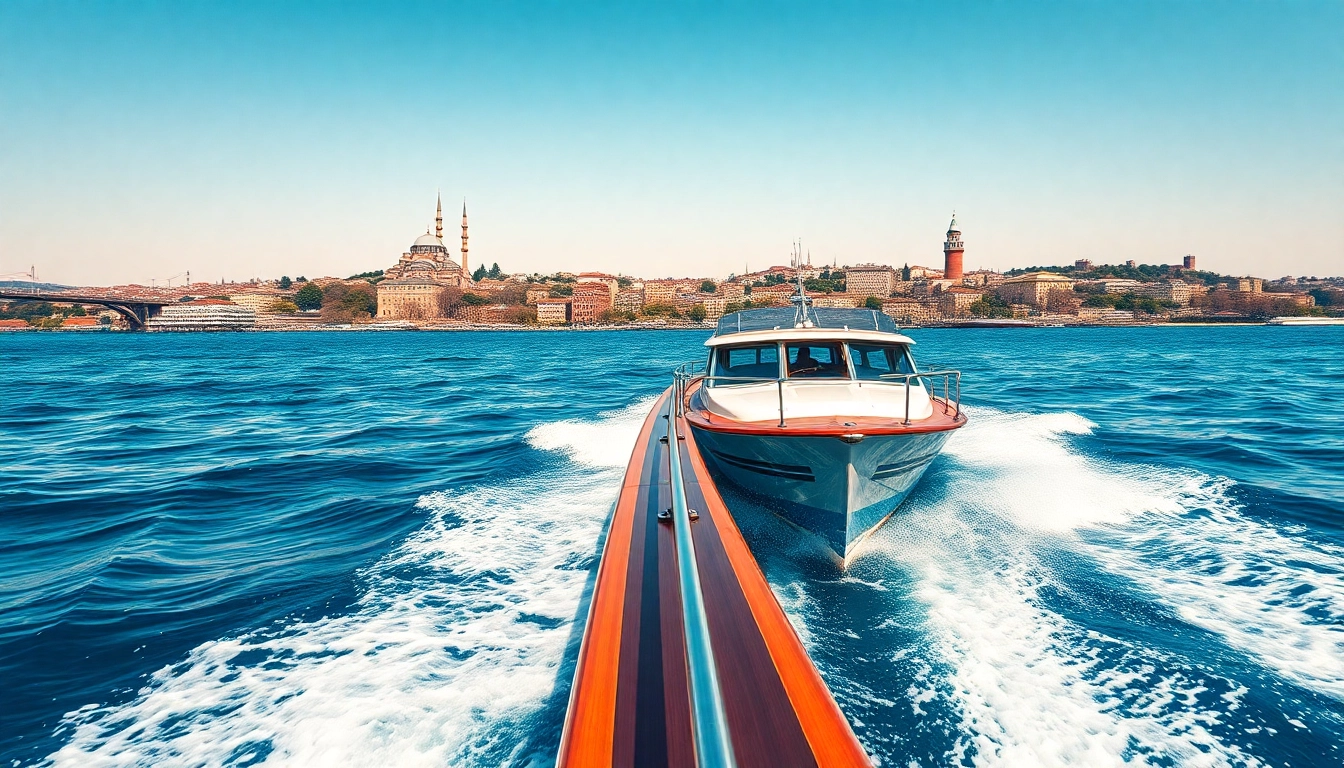 Bosphorus daytime cruise with stunning views of Istanbul's skyline and landmarks.