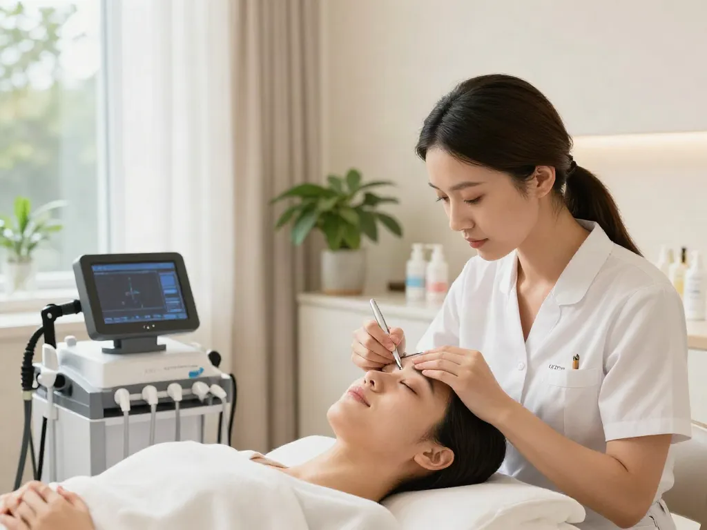 Augenringe wegbekommen in der freundlichen Beauty-Klinik mit professioneller Behandlung.