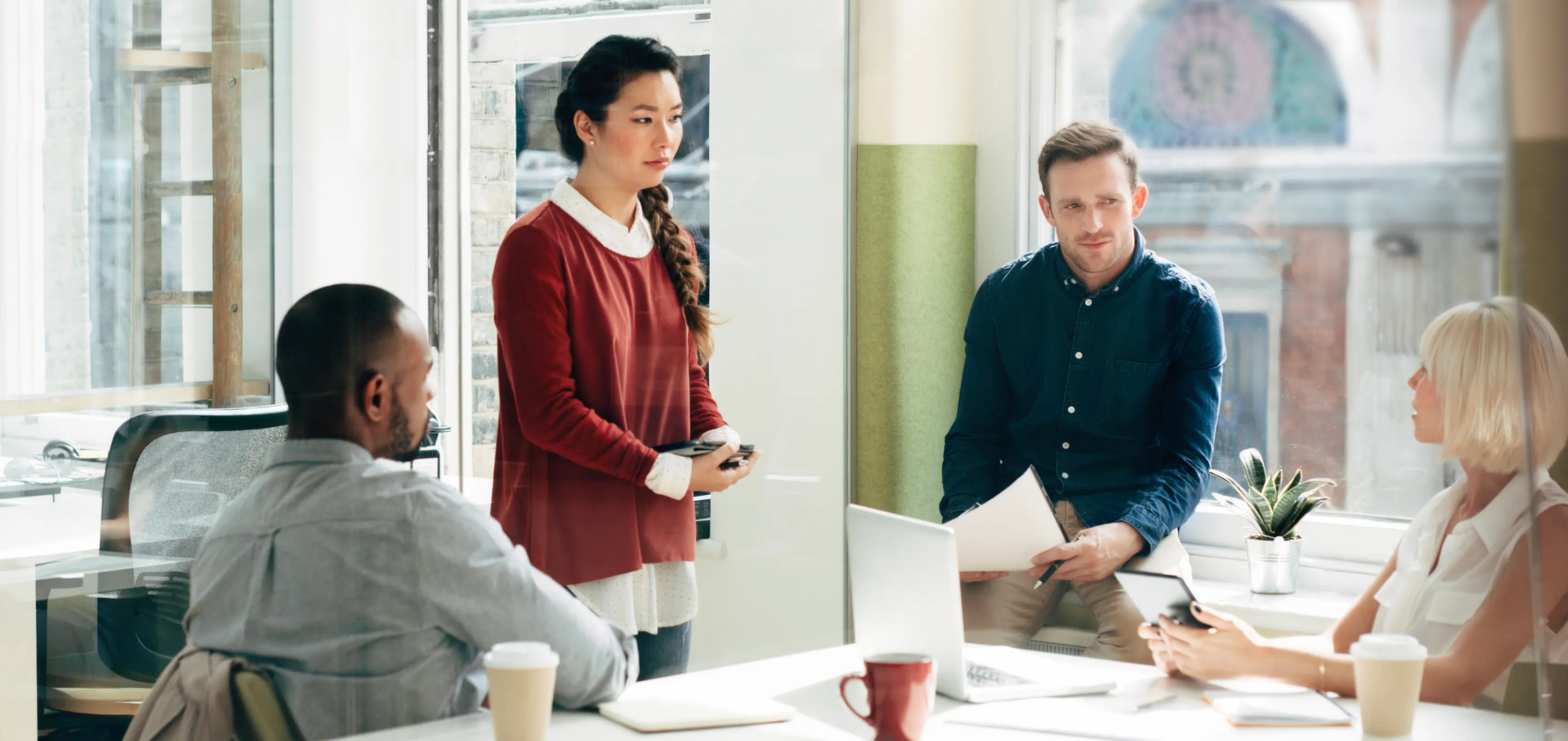 Karriereambitionen verwirklichen sich durch die Arbeit von Headhunter