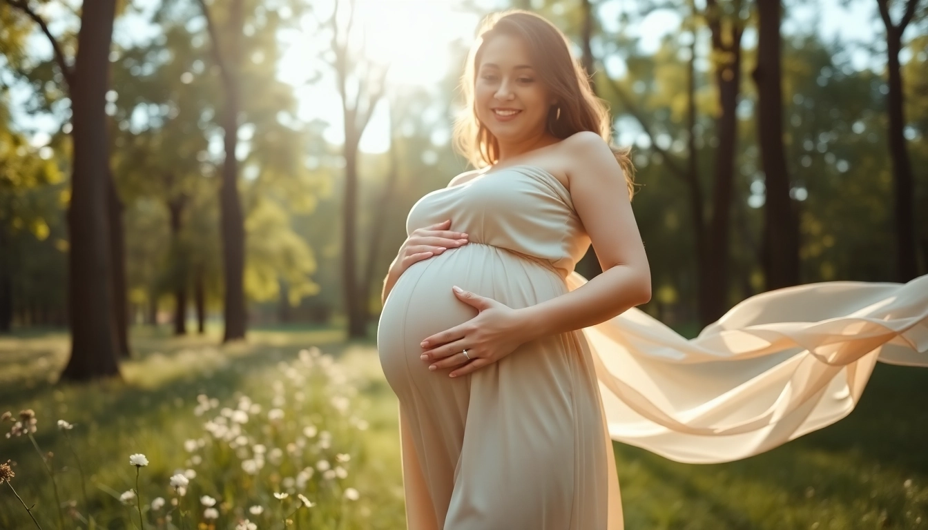 So entstehen sanfte Bilder beim Babybauch Fotoshooting