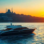 Erleben Sie die Istanbul Bosphorus cruises auf einem luxuriösen Boot mit herrlichem Ausblick.