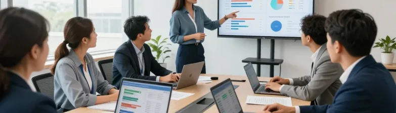 Transparente Bewertung von schlechter Arbeitskultur durch Teamarbeit in modernem Büro.